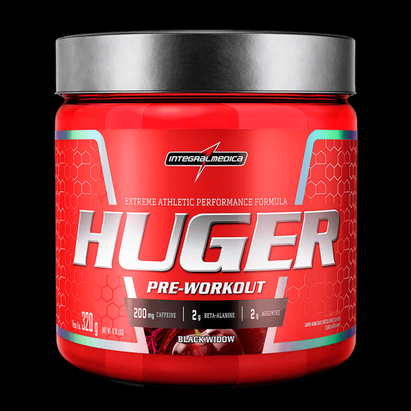 Encontraproduto.com.br - Huger Black Widow Integralmedica 320g