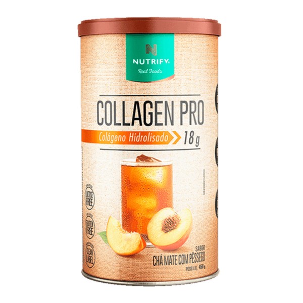 Encontraproduto.com.br - Collagen Pro Nutrify Chá Mate com Pêssego 450g