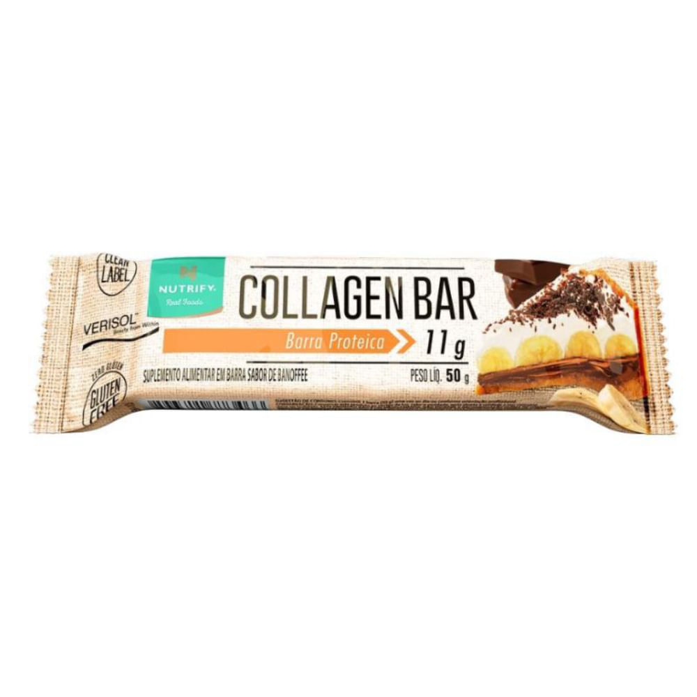 Encontraproduto.com.br - Collagen Bar Banoffee Nutrify 50g