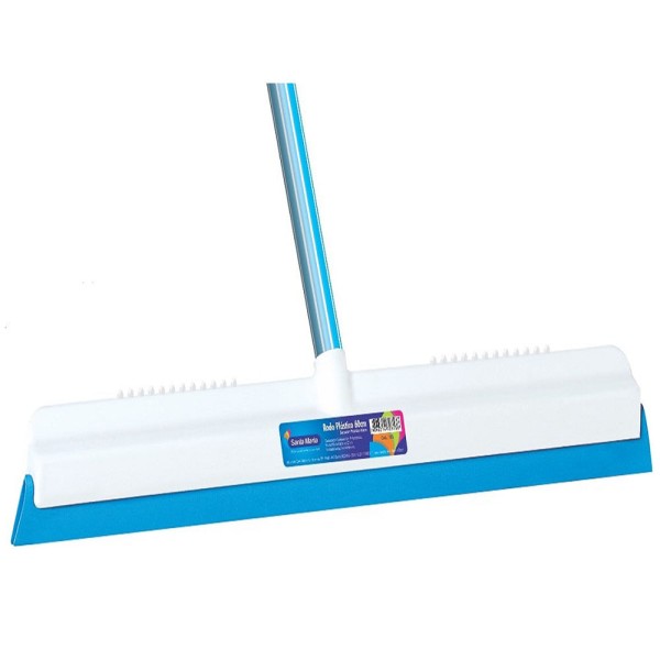 Encontraproduto.com.br - Rodo de Plástico Santa Maria Duplo - Sem Cabo 60cm Unidade
