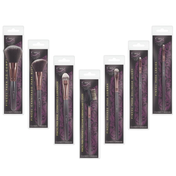Kit Pincéis Para Maquiagem