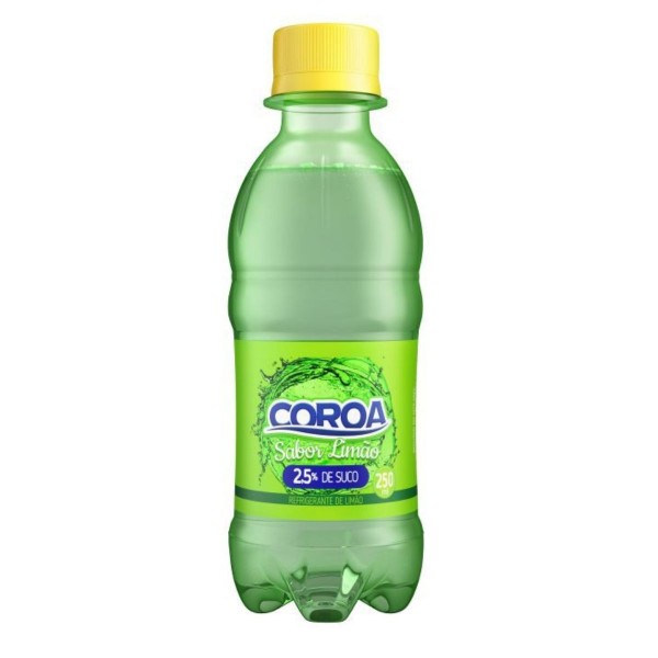 Encontraproduto.com.br - REFRIGERANTE COROA PET 250ML LIMAO