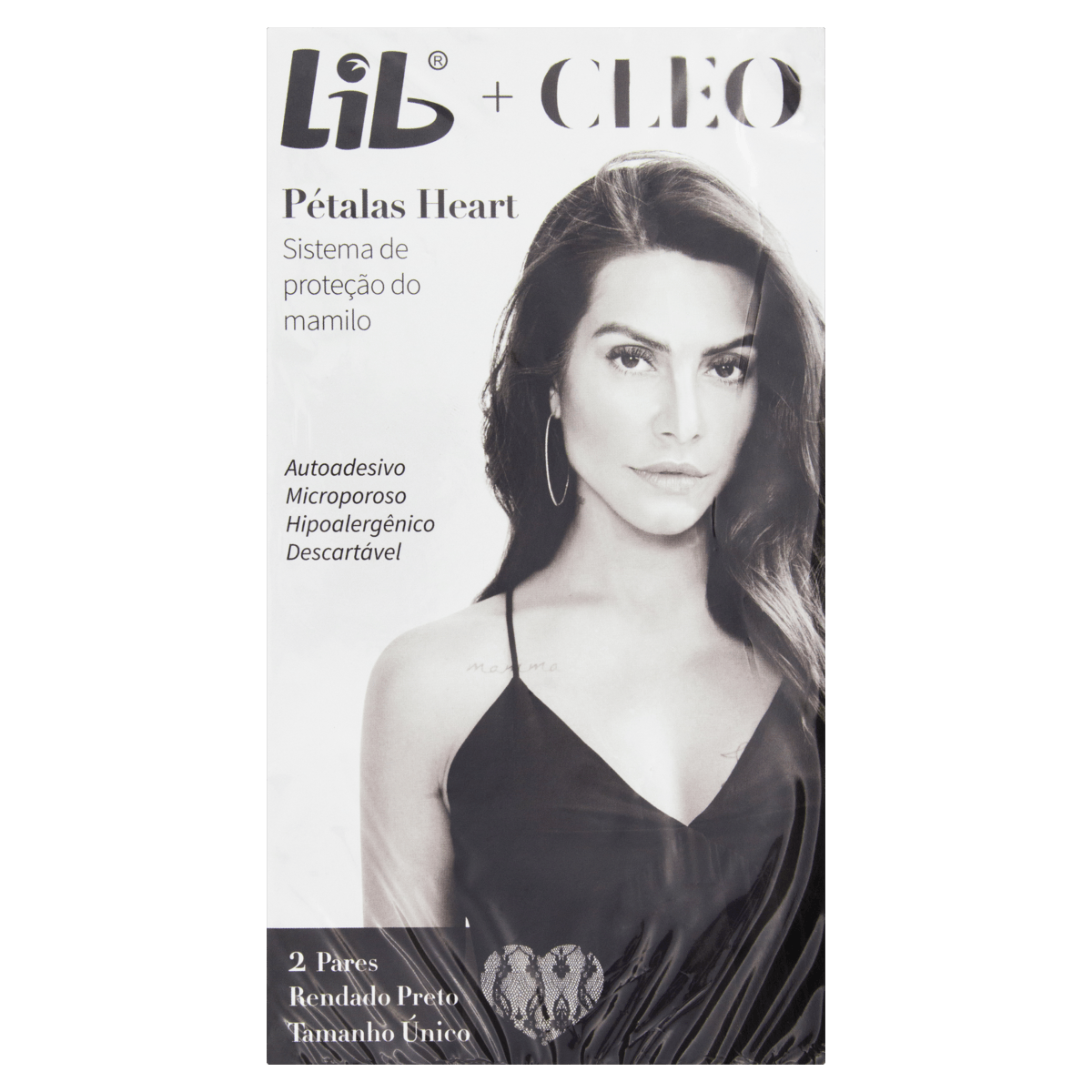 Encontraproduto.com.br - Protetor Modelador De Seios Lib Pétalas Heart Tamanho Único