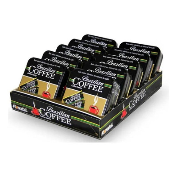 Encontraproduto.com.br - Bala Café Brazilian Coffee Lata 10X40g - Florestal