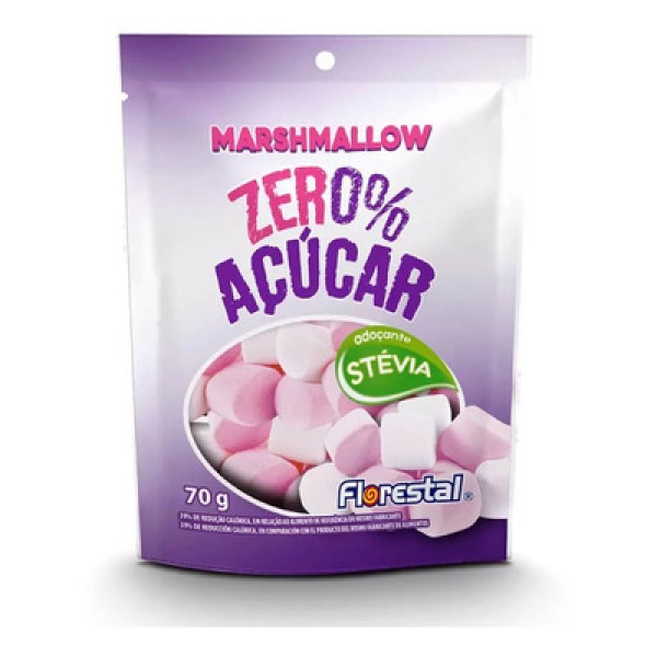 Encontraproduto.com.br - Marshmallow Zero Açúcar 70g - Florestal