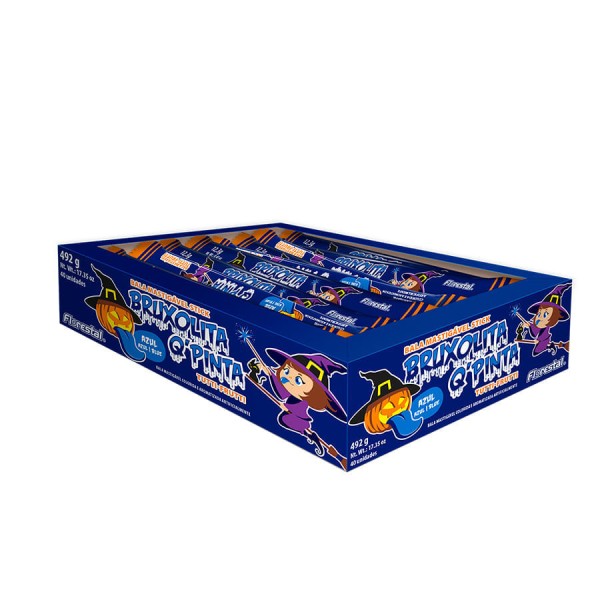 Bala Mastigável Tutti-Frutti Stick Bruxolita Q Pinta 492g