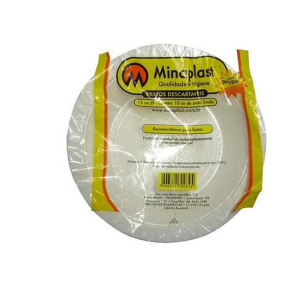 Encontraproduto.com.br - PRATO MINAPLAST FUNDO 12CM C/10 C/10