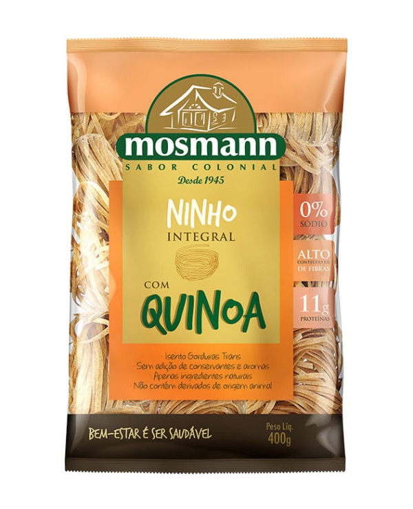 Encontraproduto.com.br - Massa Ninho MOSMANN Integral com Quinoa 300g