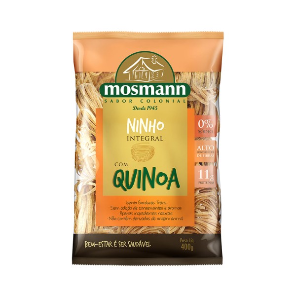 Encontraproduto.com.br - Massa Ninho MOSMANN Integral com Quinoa 300g