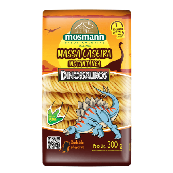 Encontraproduto.com.br - Massa Caseira Instantânea MOSMANN Dinossauro 300g