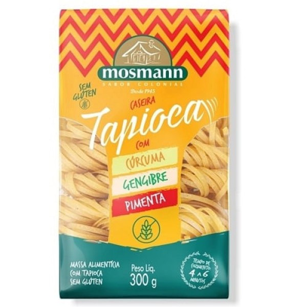 Encontraproduto.com.br - Massa MOSMANN Caseira Tapioca com Cúrcuma, Gengibre e Pimenta Sem Glúten 300g