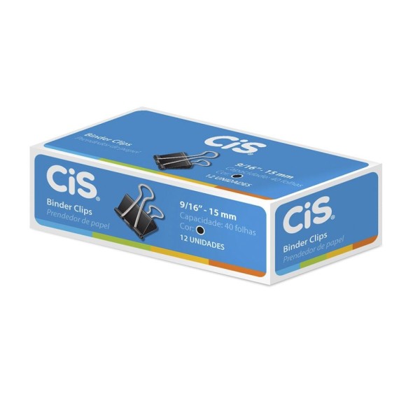 Encontraproduto.com.br - Prendedor de Papel Grampomol 15mm C/ 12 Un - Cis