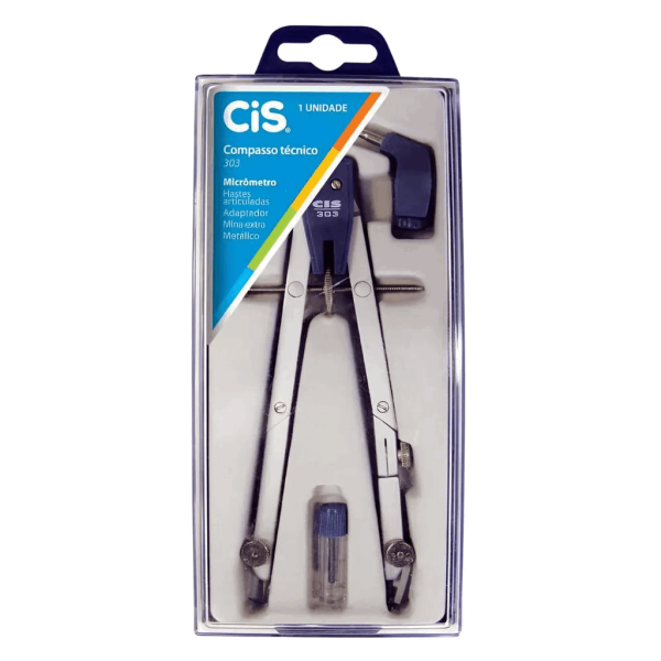 Encontraproduto.com.br - COMPASSO TECNICO METAL 303 C/HASTE ARTICULADA R.18.8100