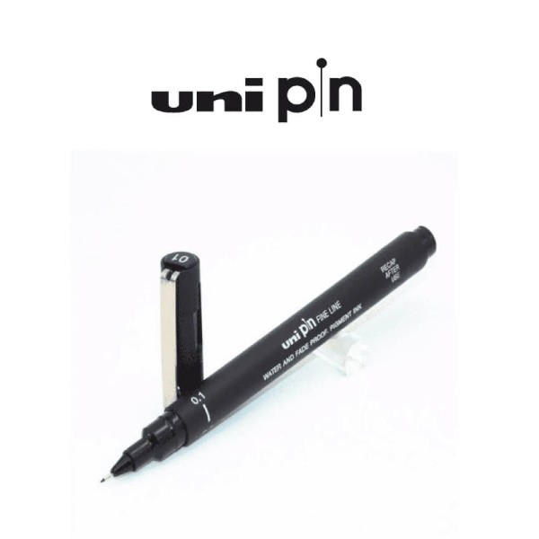 Encontraproduto.com.br - Caneta Técnica Uni Pin Fine Line 0,1mm Preto - Cis