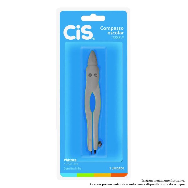 Encontraproduto.com.br - Compasso Escolar - Cores Sortidas - Cis