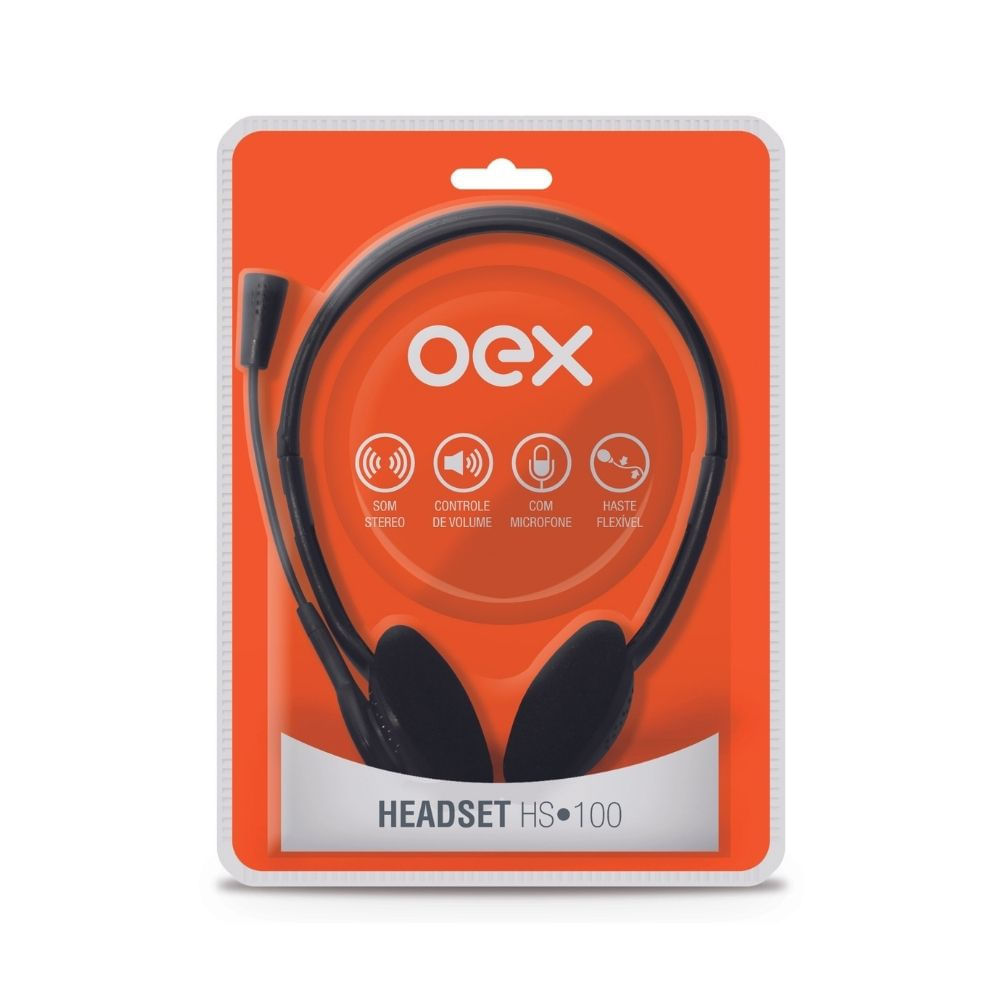 Encontraproduto.com.br - Headset Com Fio Hs100 Oex