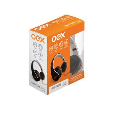 Encontraproduto.com.br - Fone De Ouvido Com Microfone Oex Sense Hp100 - Preto