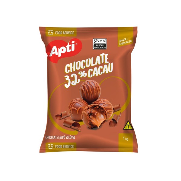Chocolate em pó Apti 32% Cacau 1kg