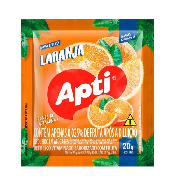 Encontraproduto.com.br - REFRESCO PO APTI LARANJA 20G