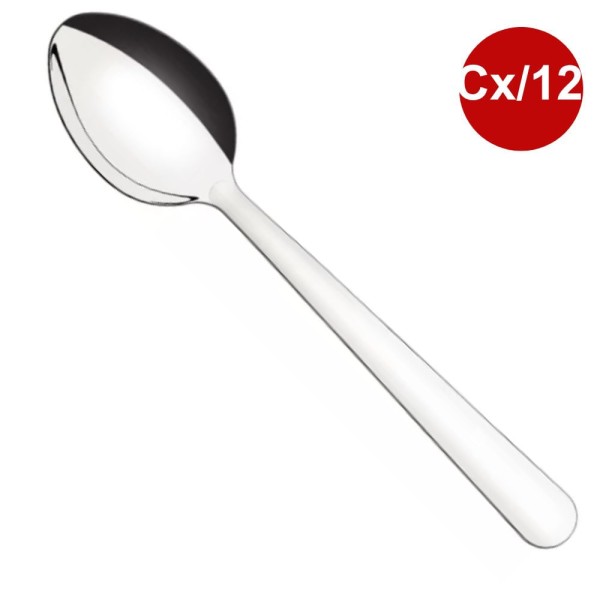 Colher de Sobremesa em Aço Inox Linha Malibu Cx/12 Ref. 23736000