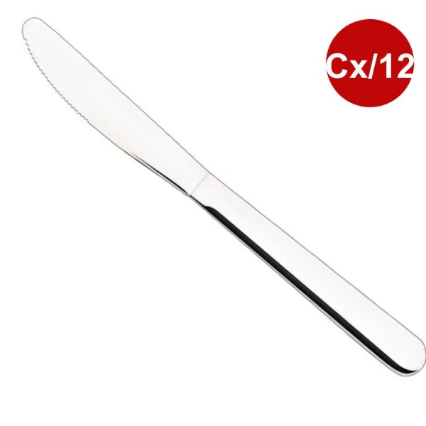 Faca de Sobremesa em Aço Inox Linha Malibu Cx/12 Ref. 23734003