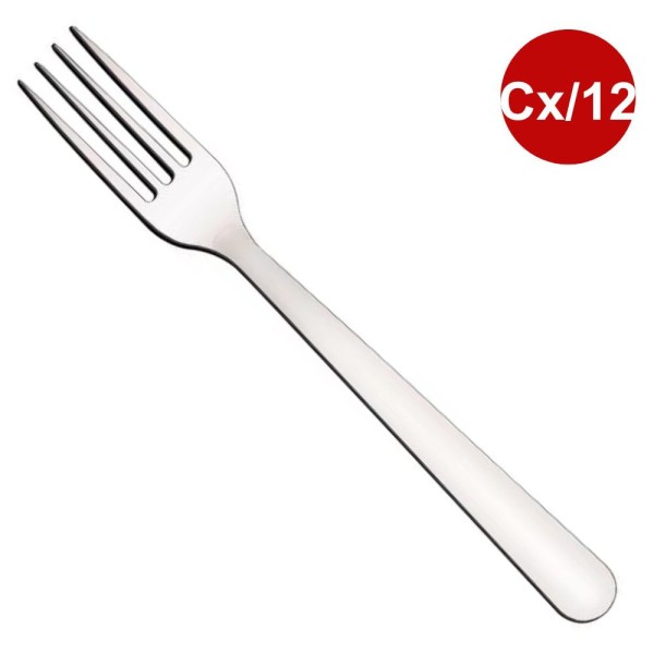 Garfo de Sobremesa em Aço Inox Linha Malibu Cx/12 Ref. 23735000