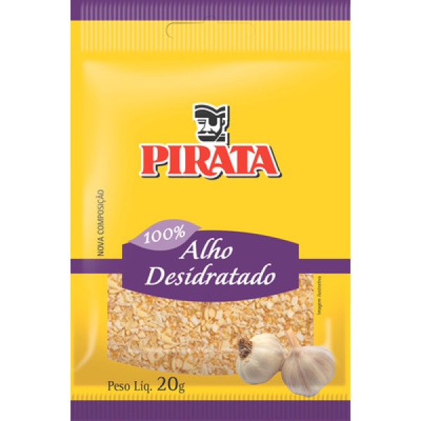 Encontraproduto.com.br - Condimento Pirata Alho Desidratado 20 g