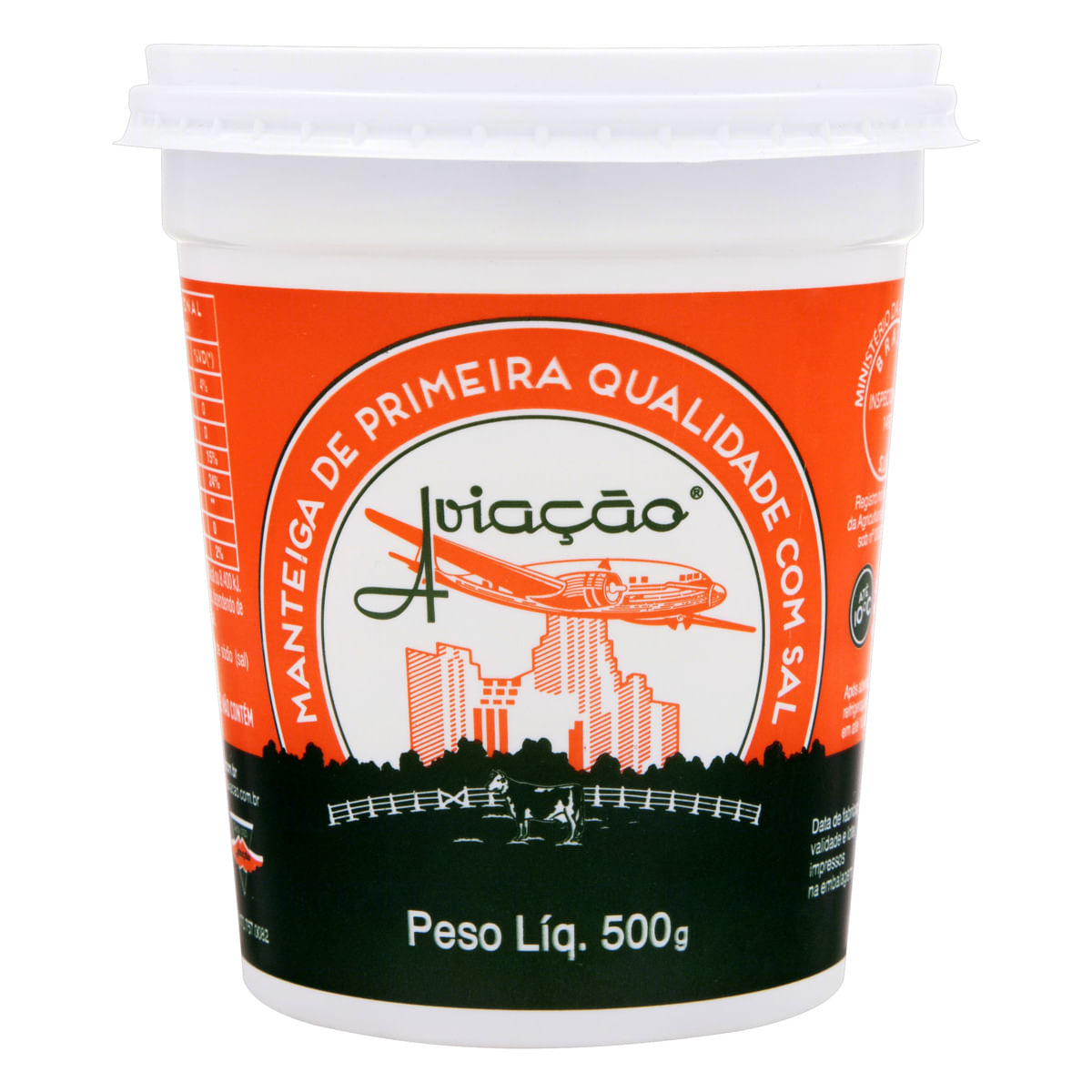 Encontraproduto.com.br - Manteiga Aviação Com sal Pote com 500g