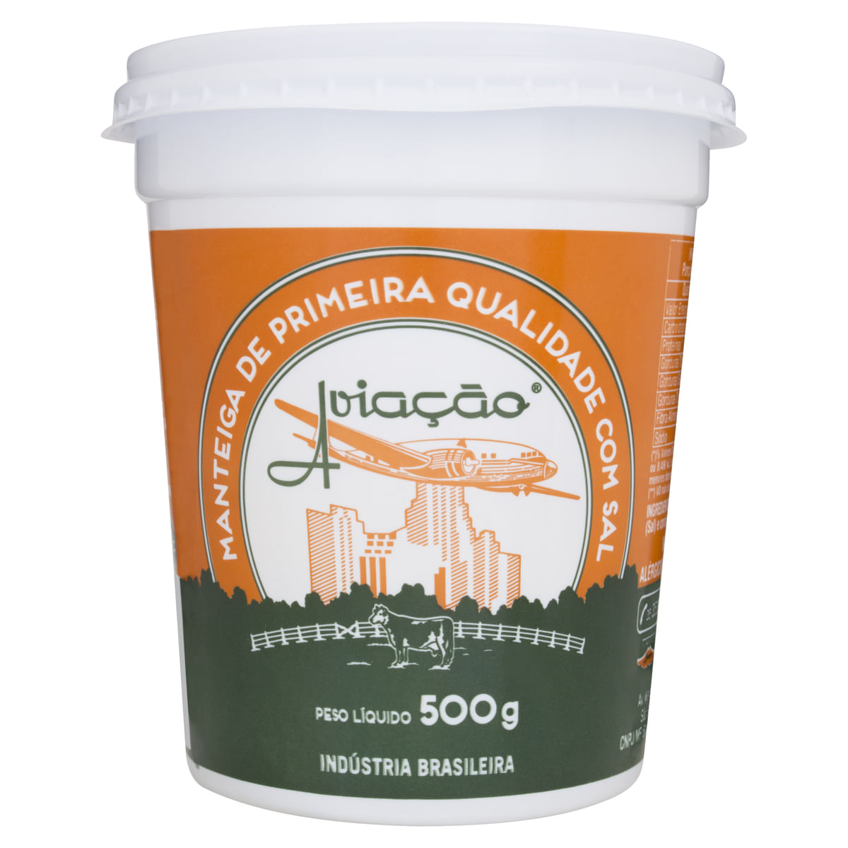 Encontraproduto.com.br - Manteiga Aviação Com sal Pote com 500g