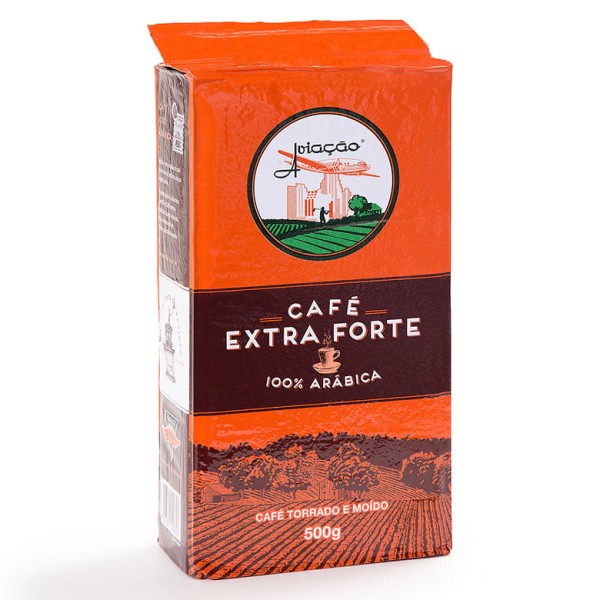 Encontraproduto.com.br - Café Torrado e Moído Aviação Extra Forte Embalagem 500g