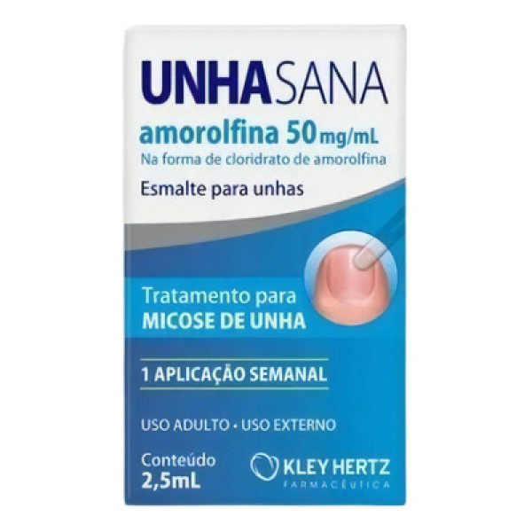 Encontraproduto.com.br - Esmalte  Para Tratamento de Miscose Unha Sana 50mg/ml Frasco 2,5ml