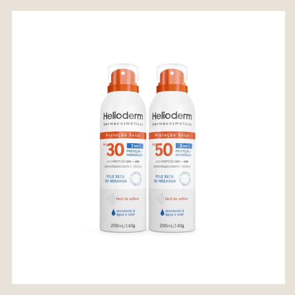 Encontraproduto.com.br - Protetor Solar Helioderm Suncare Spray Hertz FPS30 200mL