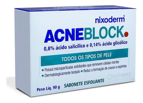 Acneblock Sabonete Esfoliante 90G