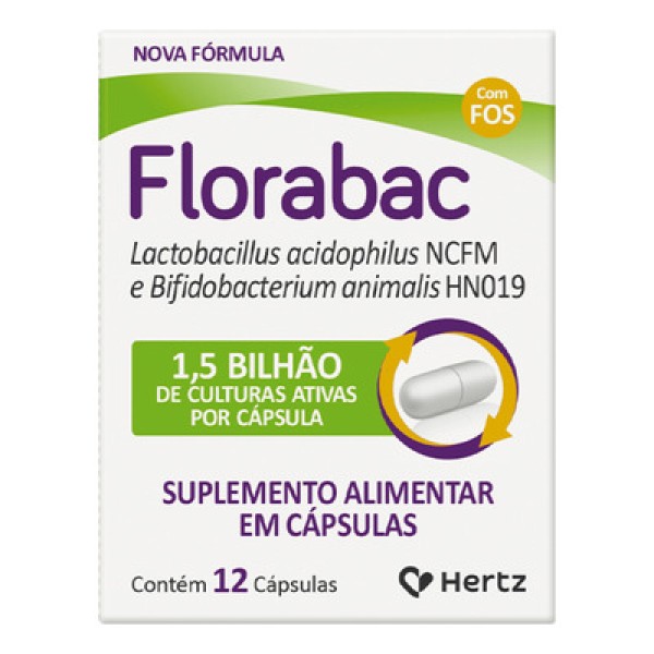 Florabac 400mg c/ 12 Cápsulas