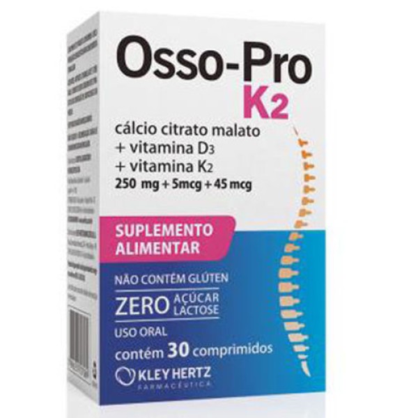 Encontraproduto.com.br - Osso-Pro k2 com 30 Comprimidos - Hertz