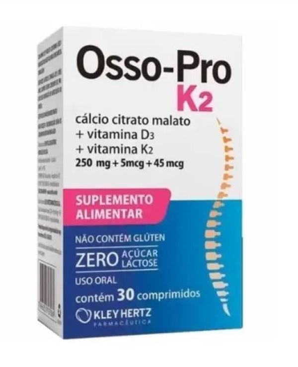 Encontraproduto.com.br - Osso-Pro k2 com 30 Comprimidos - Hertz