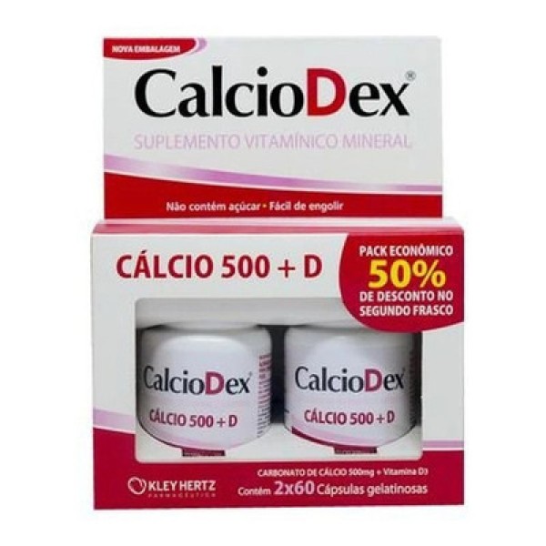 Calciodex Kit Com 120 capsulas