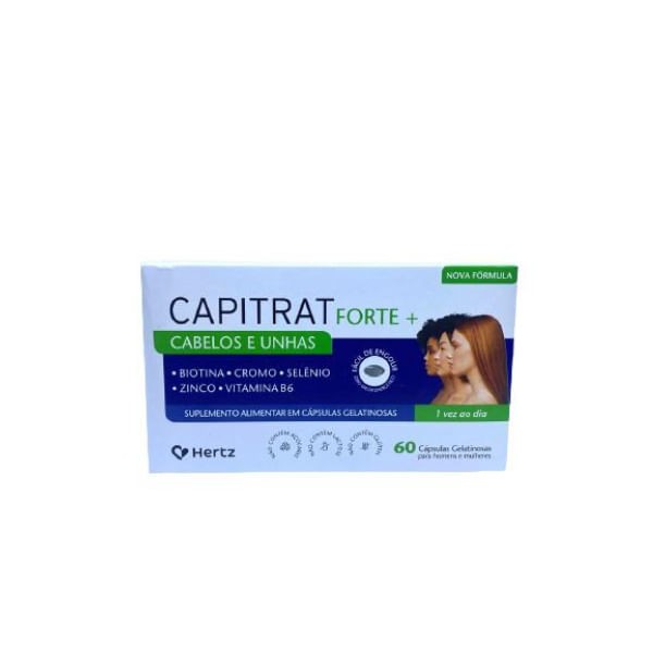 Encontraproduto.com.br - Capitrat Cabelos e Unhas Com 60 Cápsulas Gelatinosas