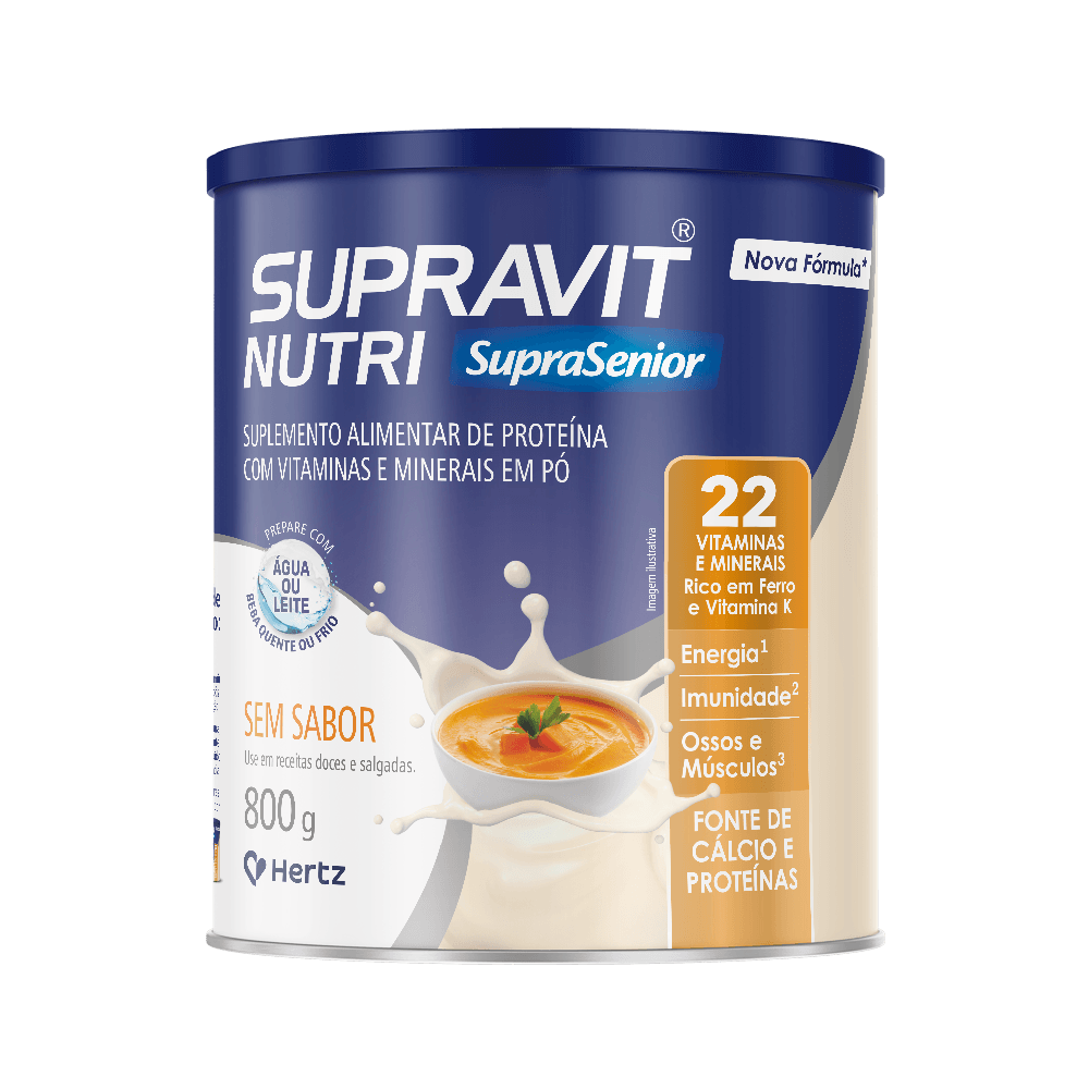 Encontraproduto.com.br - Suplemento Alimentar Supravit Nutri Suprasenior Sem Sabor 800g