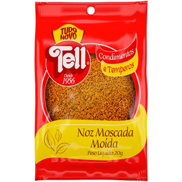 Encontraproduto.com.br - Noz Moscada Tell Moída 20g