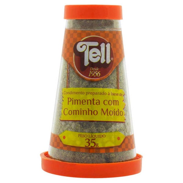 Encontraproduto.com.br - Pimenta com Cominho Tell Moído 35g