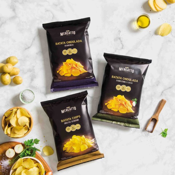 Encontraproduto.com.br - Batata Chips Mercatto com Sal Marinho 96g