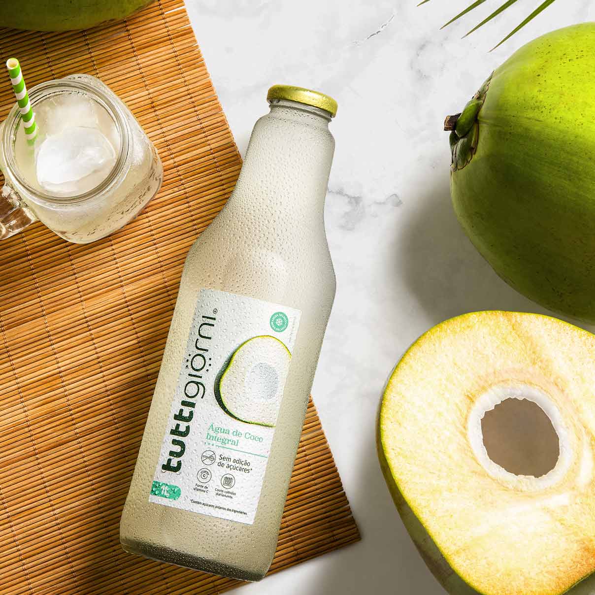 Encontraproduto.com.br - Água de Coco Integral Tutti Giorni Garrafa 1 Litro