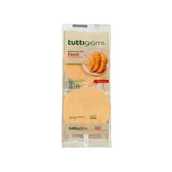 Encontraproduto.com.br - Massa para Pastel Disco Pequeno Tutti Giorni 200g