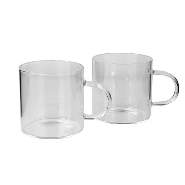 Encontraproduto.com.br - Jogo de Canecas Borossilicato 300 ml 2 peças - ACASA