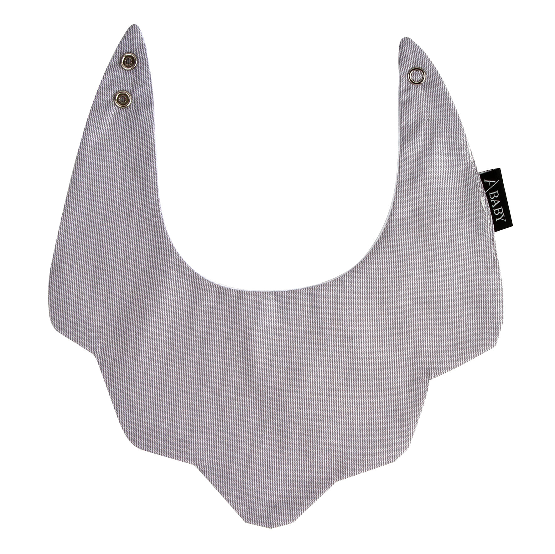 Encontraproduto.com.br - Babador Algodão Nuvem Cinza - ABABY