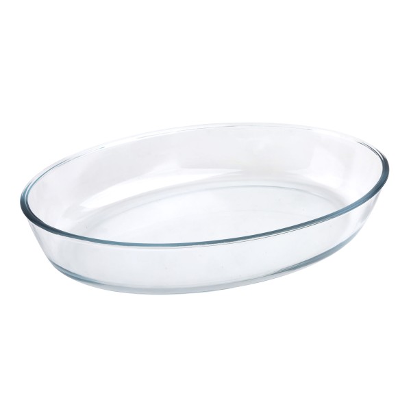 Encontraproduto.com.br - Assadeira Borossilicato Oval 35cm - ACASA