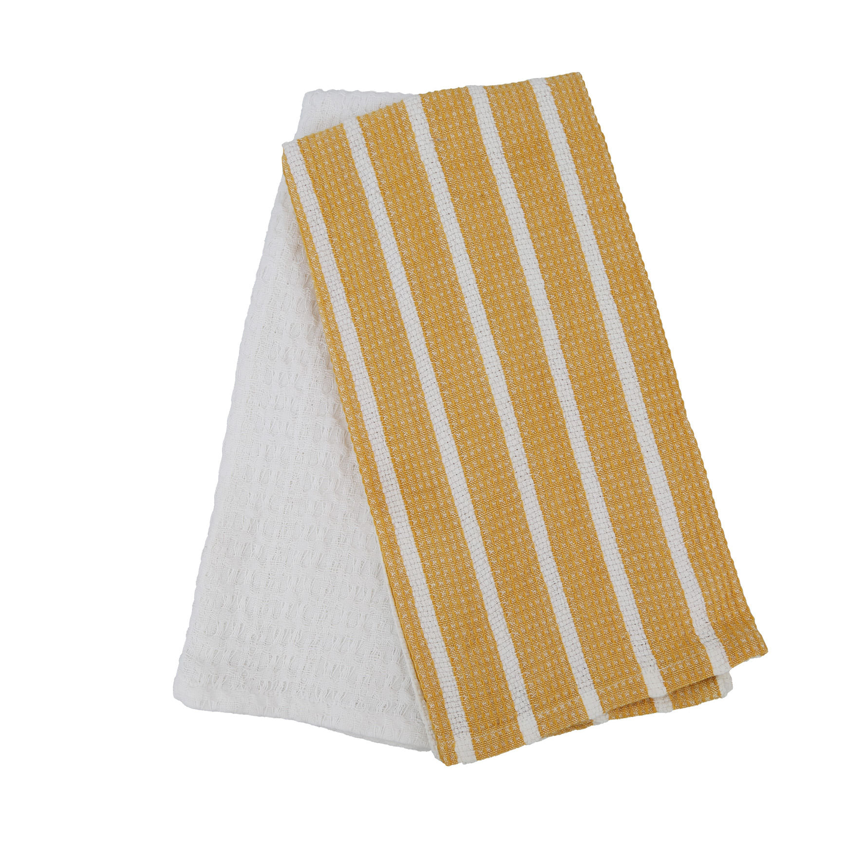 Kit Pano de Copa Algodão Amarelo com 2 peças - ACASA