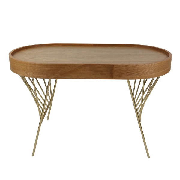Mesa de Centro Madeira Dourado- ACASA
