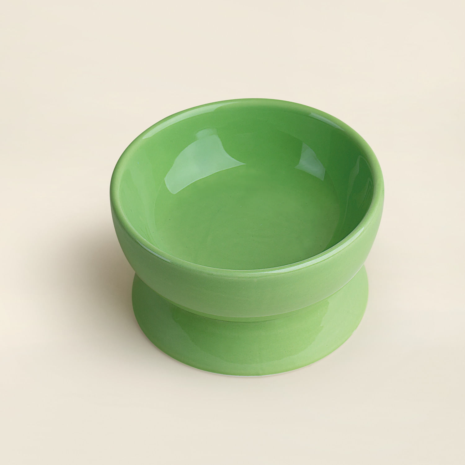 Encontraproduto.com.br - Comedouro Cerâmica Soft Verde 13cm - ACASA
